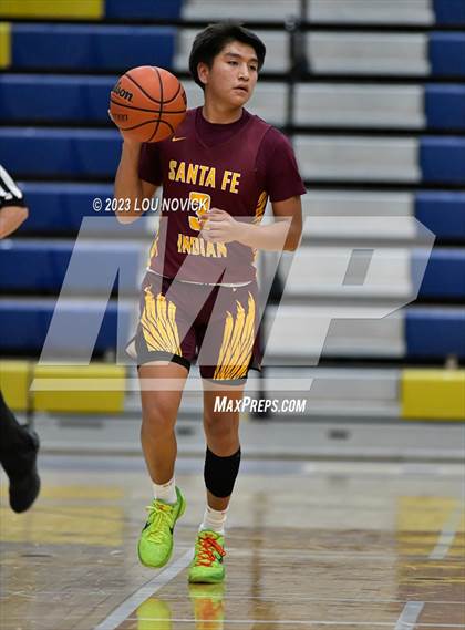 Thumbnail 2 in Santa Fe Indian vs. St. Michael's (Bobby Rodriguez Capital City Tournament) photogallery.