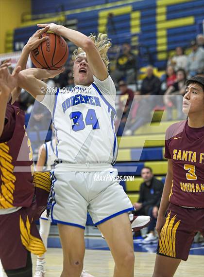 Thumbnail 1 in Santa Fe Indian vs. St. Michael's (Bobby Rodriguez Capital City Tournament) photogallery.