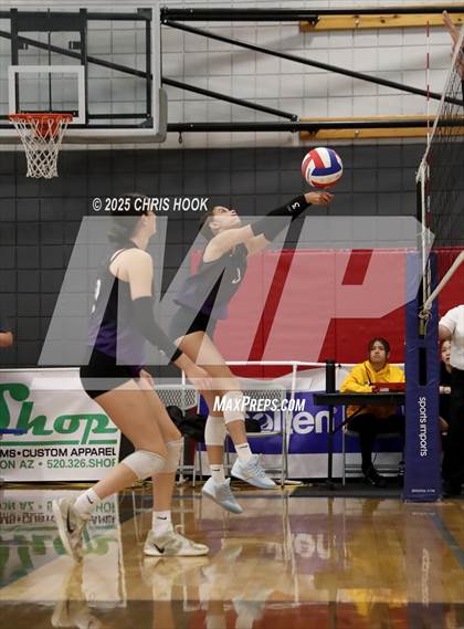 Thumbnail 3 in Salpointe Catholic vs. Rincon/University (Lancer Invitational) photogallery.
