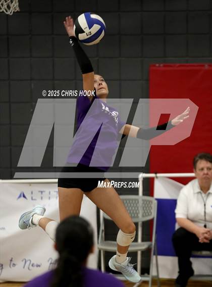 Thumbnail 3 in Salpointe Catholic vs. Rincon/University (Lancer Invitational) photogallery.
