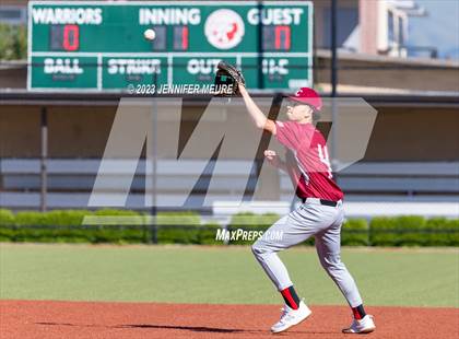 Thumbnail 2 in CIF NCS Div 4 Playoff First Round St. Joseph Notre Dame vs. Fremont Christian photogallery.