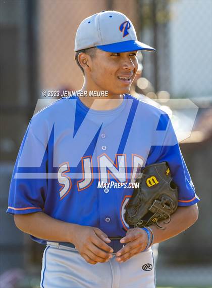 Thumbnail 2 in CIF NCS Div 4 Playoff First Round St. Joseph Notre Dame vs. Fremont Christian photogallery.