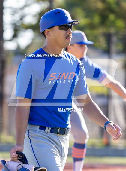 Thumbnail 1 in CIF NCS Div 4 Playoff First Round St. Joseph Notre Dame vs. Fremont Christian photogallery.