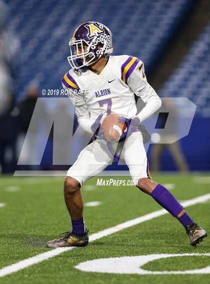 Thumbnail 3 in Albion vs. Western New York Maritime Charter/Health Sciences (Section 6 Class B Final) photogallery.