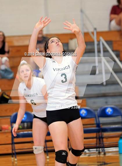 Thumbnail 2 in White Oak vs Dixon (Joseph L. Beasley Spikefest) photogallery.