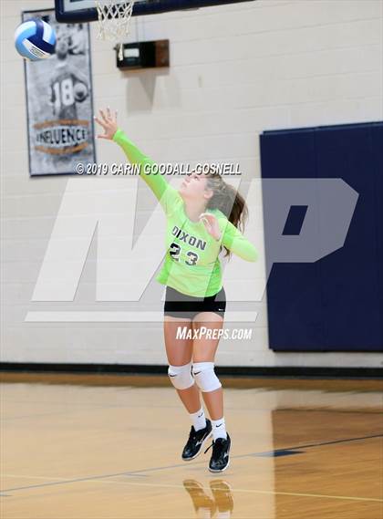 Thumbnail 3 in White Oak vs Dixon (Joseph L. Beasley Spikefest) photogallery.