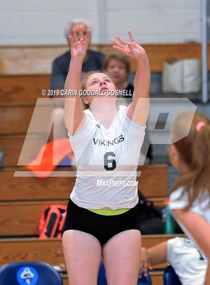 Thumbnail 3 in White Oak vs Dixon (Joseph L. Beasley Spikefest) photogallery.