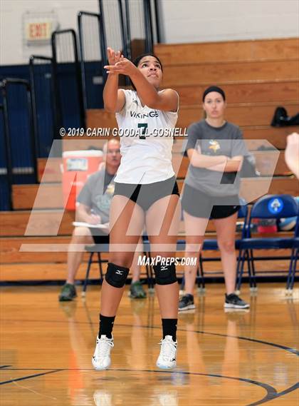 Thumbnail 2 in White Oak vs Dixon (Joseph L. Beasley Spikefest) photogallery.