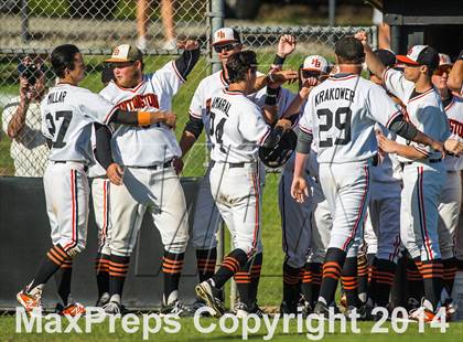 Thumbnail 3 in Orange Lutheran vs. Huntington Beach photogallery.