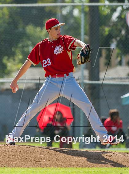 Thumbnail 1 in Orange Lutheran vs. Huntington Beach photogallery.
