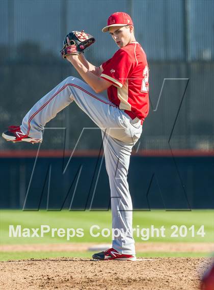 Thumbnail 1 in Orange Lutheran vs. Huntington Beach photogallery.