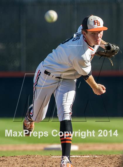 Thumbnail 2 in Orange Lutheran vs. Huntington Beach photogallery.
