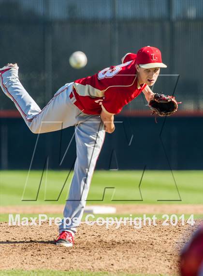 Thumbnail 3 in Orange Lutheran vs. Huntington Beach photogallery.