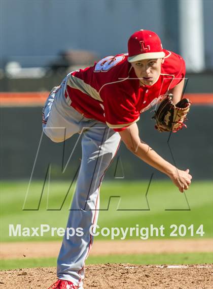 Thumbnail 2 in Orange Lutheran vs. Huntington Beach photogallery.