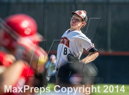 Thumbnail 1 in Orange Lutheran vs. Huntington Beach photogallery.