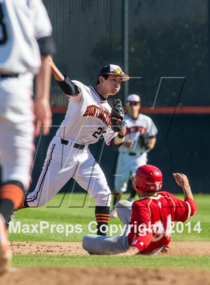 Thumbnail 3 in Orange Lutheran vs. Huntington Beach photogallery.