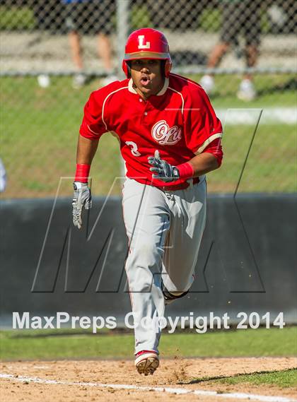 Thumbnail 2 in Orange Lutheran vs. Huntington Beach photogallery.