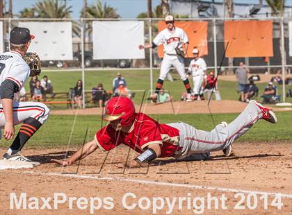 Thumbnail 2 in Orange Lutheran vs. Huntington Beach photogallery.