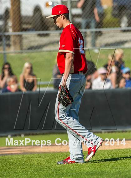 Thumbnail 2 in Orange Lutheran vs. Huntington Beach photogallery.
