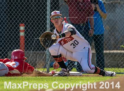 Thumbnail 1 in Orange Lutheran vs. Huntington Beach photogallery.