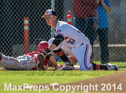 Thumbnail 2 in Orange Lutheran vs. Huntington Beach photogallery.