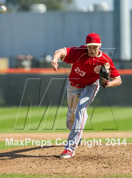 Thumbnail 1 in Orange Lutheran vs. Huntington Beach photogallery.