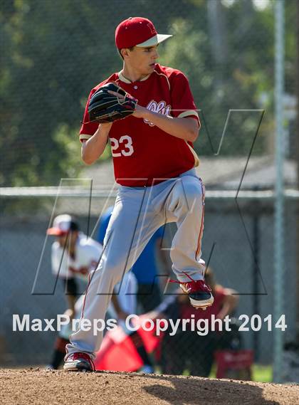 Thumbnail 2 in Orange Lutheran vs. Huntington Beach photogallery.