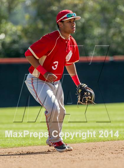 Thumbnail 1 in Orange Lutheran vs. Huntington Beach photogallery.