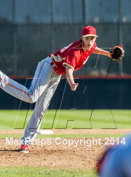 Thumbnail 2 in Orange Lutheran vs. Huntington Beach photogallery.