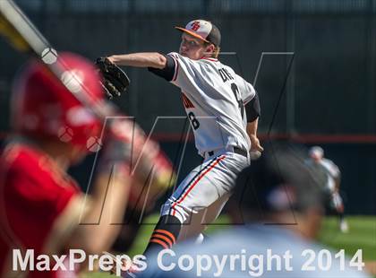 Thumbnail 3 in Orange Lutheran vs. Huntington Beach photogallery.