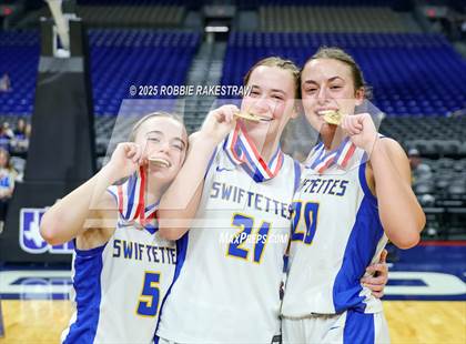 Thumbnail 2 in Nazareth vs. Saltillo (UIL 1A Basketball Division II Final Medal Ceremony) photogallery.