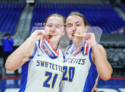 Thumbnail 3 in Nazareth vs. Saltillo (UIL 1A Basketball Division II Final Medal Ceremony) photogallery.