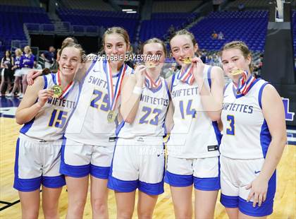 Thumbnail 2 in Nazareth vs. Saltillo (UIL 1A Basketball Division II Final Medal Ceremony) photogallery.