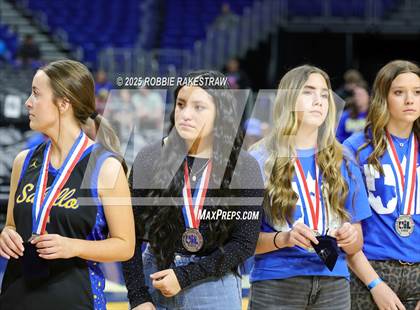 Thumbnail 2 in Nazareth vs. Saltillo (UIL 1A Basketball Division II Final Medal Ceremony) photogallery.