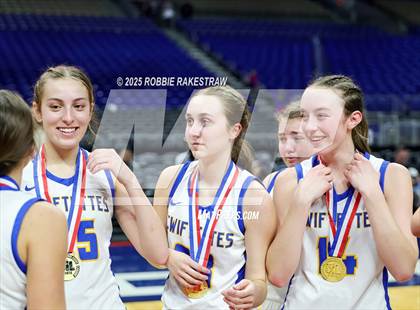 Thumbnail 2 in Nazareth vs. Saltillo (UIL 1A Basketball Division II Final Medal Ceremony) photogallery.