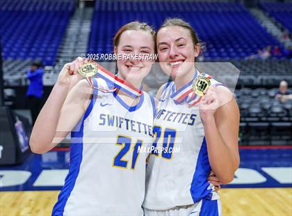 Thumbnail 2 in Nazareth vs. Saltillo (UIL 1A Basketball Division II Final Medal Ceremony) photogallery.