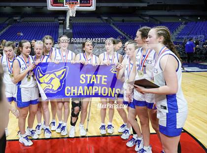 Thumbnail 3 in Nazareth vs. Saltillo (UIL 1A Basketball Division II Final Medal Ceremony) photogallery.