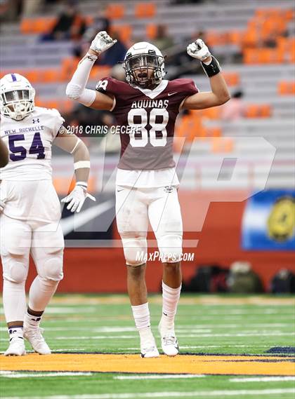 Thumbnail 3 in New Rochelle vs. Aquinas Institute (NYSPHSAA Class AA Final) photogallery.