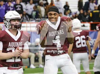 Thumbnail 3 in New Rochelle vs. Aquinas Institute (NYSPHSAA Class AA Final) photogallery.