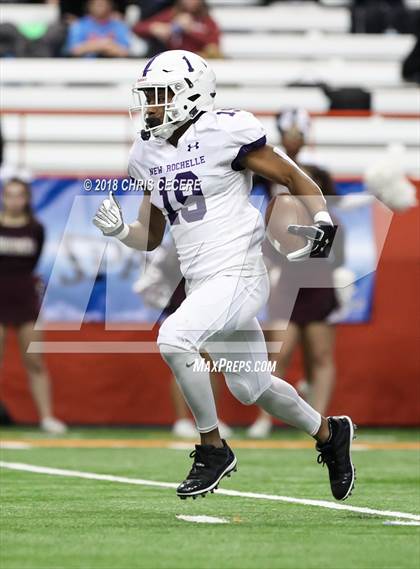 Thumbnail 1 in New Rochelle vs. Aquinas Institute (NYSPHSAA Class AA Final) photogallery.