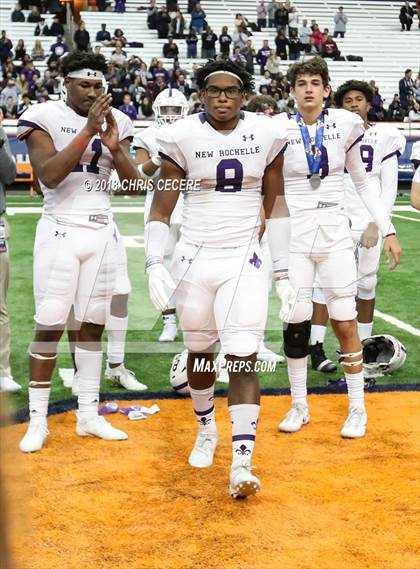 Thumbnail 1 in New Rochelle vs. Aquinas Institute (NYSPHSAA Class AA Final) photogallery.
