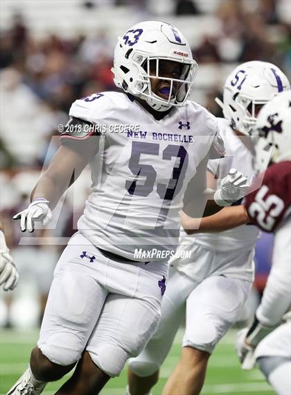 Thumbnail 3 in New Rochelle vs. Aquinas Institute (NYSPHSAA Class AA Final) photogallery.