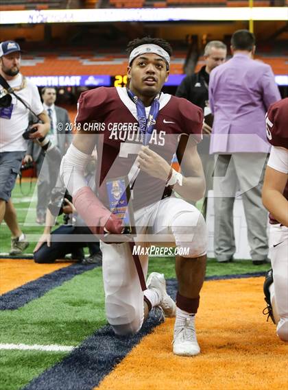 Thumbnail 1 in New Rochelle vs. Aquinas Institute (NYSPHSAA Class AA Final) photogallery.