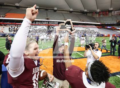Thumbnail 1 in New Rochelle vs. Aquinas Institute (NYSPHSAA Class AA Final) photogallery.