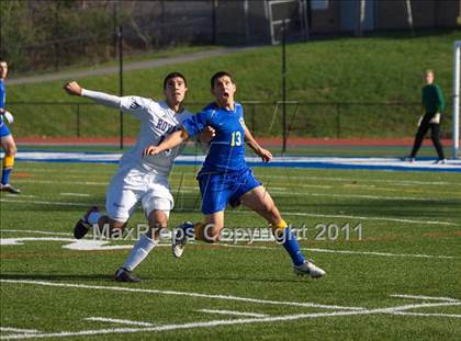 Thumbnail 2 in Lansing vs Port Jefferson (NYSPHSAA Class C Semifinal) photogallery.