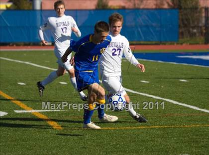 Thumbnail 3 in Lansing vs Port Jefferson (NYSPHSAA Class C Semifinal) photogallery.