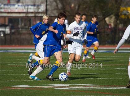 Thumbnail 1 in Lansing vs Port Jefferson (NYSPHSAA Class C Semifinal) photogallery.