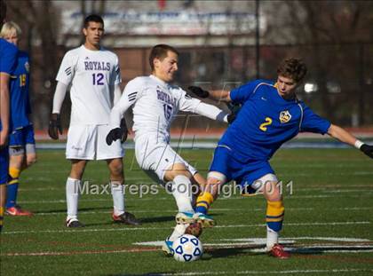 Thumbnail 2 in Lansing vs Port Jefferson (NYSPHSAA Class C Semifinal) photogallery.