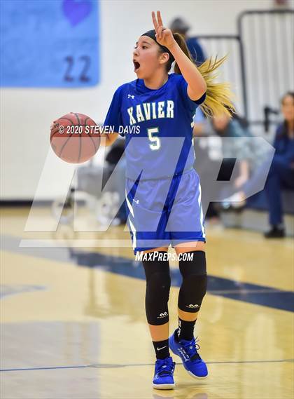 Thumbnail 2 in Xavier College Prep vs Perry photogallery.