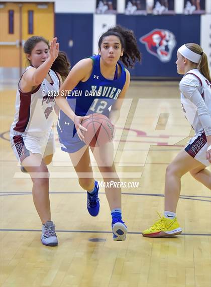 Thumbnail 2 in Xavier College Prep vs Perry photogallery.